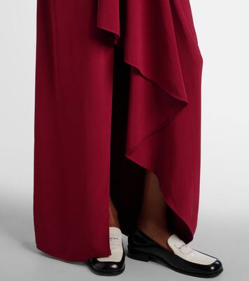 Asymmetrical draped midi dress | Givenchy