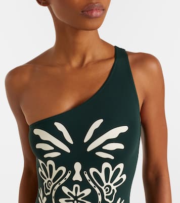 Gemme printed one-shoulder swimsuit | Eres