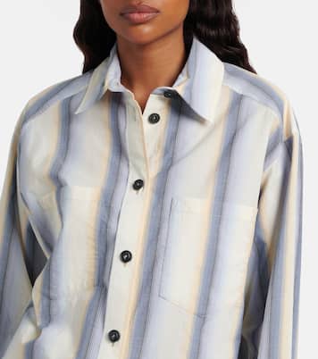 Camisa Mahvane de algodón a rayas | Isabel Marant