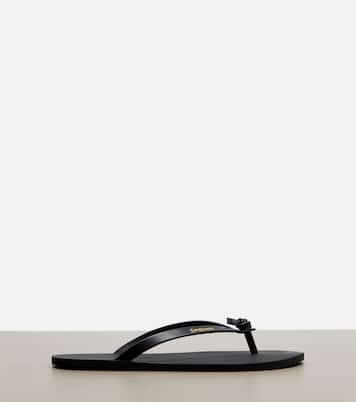 Pool leather thong sandals | Saint Laurent