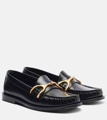 Wishbone leather loafers | McQueen