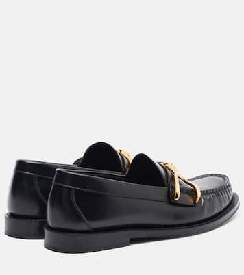 Wishbone leather loafers | McQueen