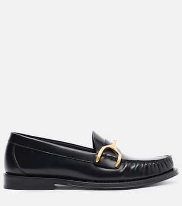 Wishbone leather loafers | McQueen