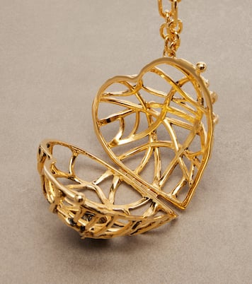 Heart embellished clutch | Saint Laurent