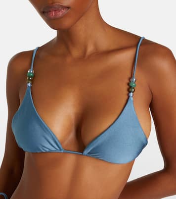 Via beaded bikini top | Jade Swim