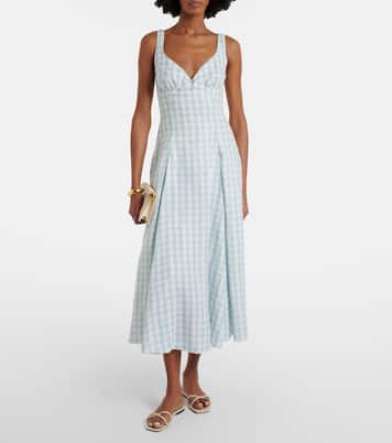 Midikleid Adalee aus Leinen | Faithfull