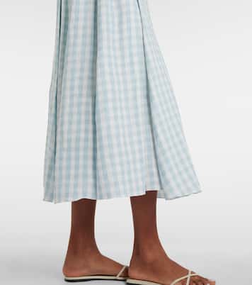 Midikleid Adalee aus Leinen | Faithfull