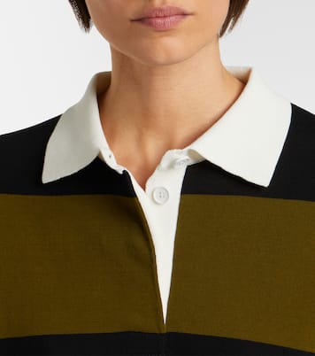 Corinna striped cotton polo shirt | Proenza Schouler