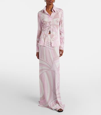 Occhi satin jersey shirt | Pucci