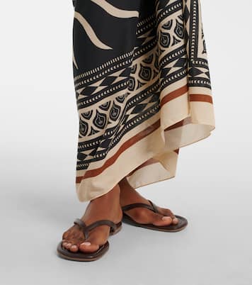 프린트 코튼 비치 커버업 | Johanna Ortiz