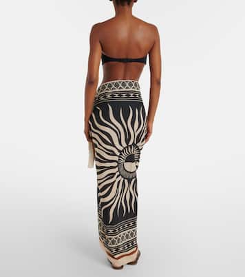 프린트 코튼 비치 커버업 | Johanna Ortiz