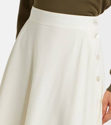 Kenzie wool-blend midi skirt | Ralph Lauren Collection