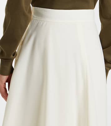 Kenzie wool-blend midi skirt | Ralph Lauren Collection