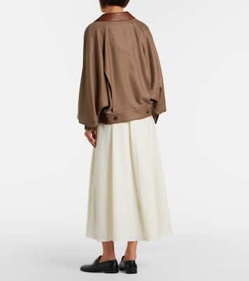Kenzie wool-blend midi skirt | Ralph Lauren Collection