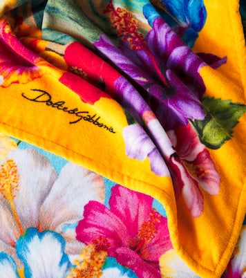 Printed cotton terry beach towel | Dolce&Gabbana Casa