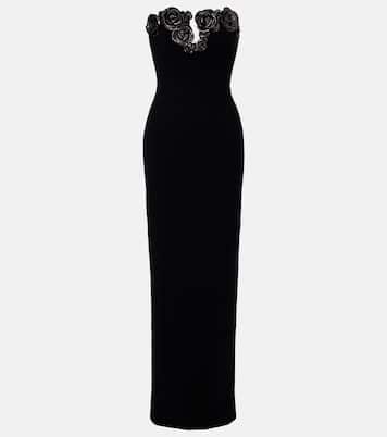 Vestido de fiesta Mirage con aplique floral | Rachel Gilbert