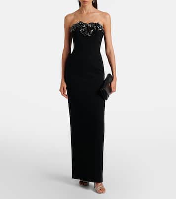 Vestido de fiesta Mirage con aplique floral | Rachel Gilbert