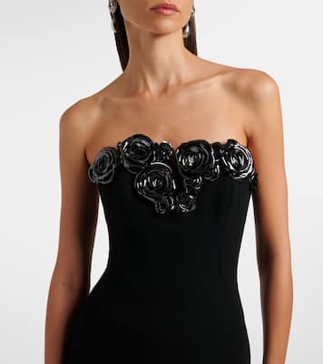 Vestido de fiesta Mirage con aplique floral | Rachel Gilbert