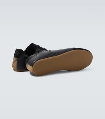 Knight Runner leather sneakers | Burberry