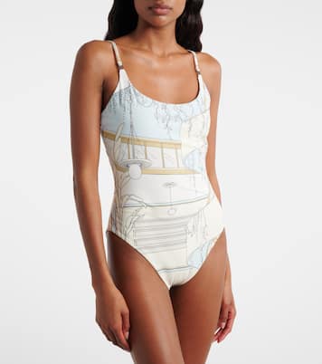 Printed swimsuit  | Tory Burch