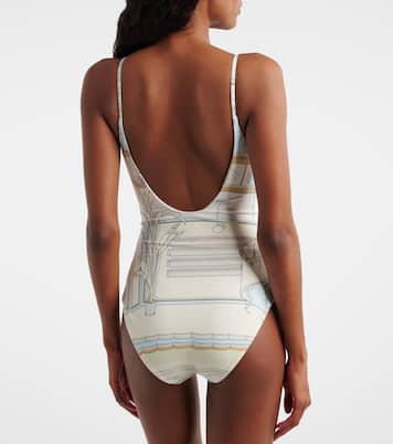 Printed swimsuit  | Tory Burch