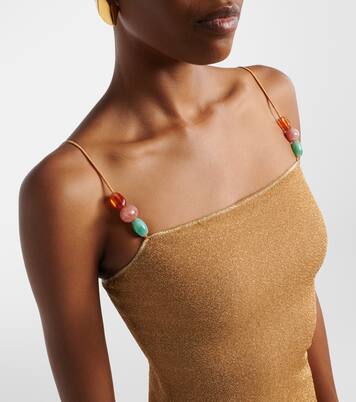 Lumière beaded minidress | Oséree