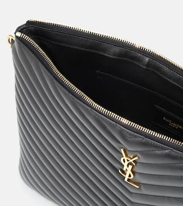 Cassandre matelassé leather clutch | Saint Laurent