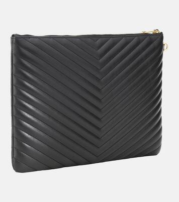 Cassandre matelassé leather clutch | Saint Laurent