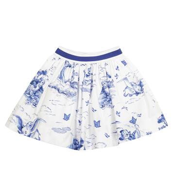 x Disney® printed poplin skirt | Monnalisa
