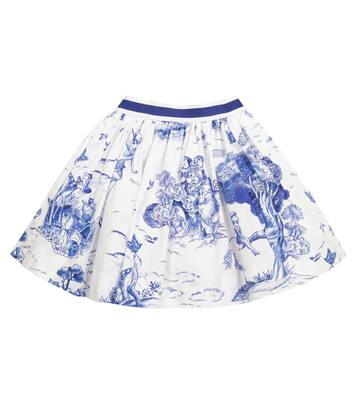 x Disney® printed poplin skirt | Monnalisa