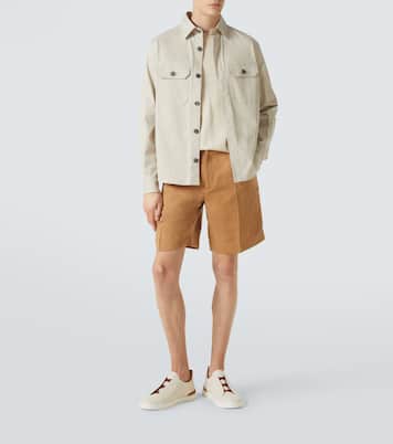 Triple Stitch leather sneakers | Zegna
