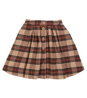 Mistral checked cotton skirt | Morley