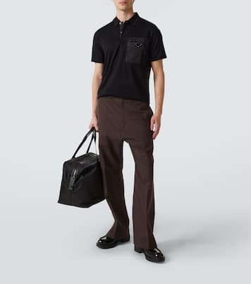 Brushed leather loafers | Prada