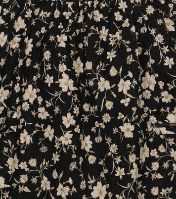 Baby Agave floral cotton dress | Caramel