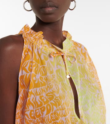 Robe imprimée en coton | Stella McCartney