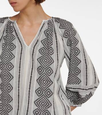 Blouse Louise imprimée en coton | Velvet