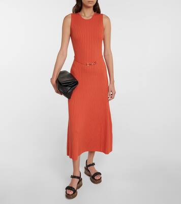 Midikleid Meier aus Rippstrick | Gabriela Hearst