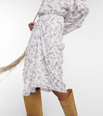 Abito midi Danalia in jersey con stampa | Marant Etoile