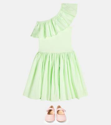 Chloéy ruffled-trimmed cotton dress | Molo