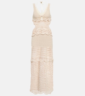 Robe midi Cory en crochet | Simkhai