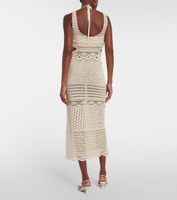 Robe midi Cory en crochet | Simkhai