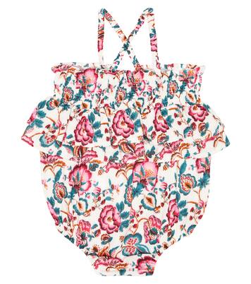 Baby Kumal floral cotton romper | Louise Misha