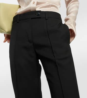 Wide-leg wool-blend pants | Acne Studios