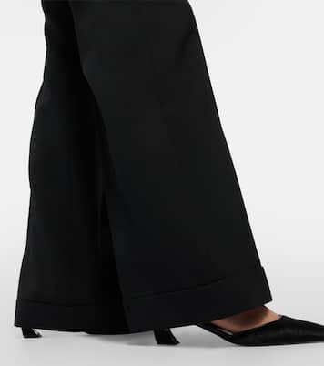 Wide-leg wool-blend pants | Acne Studios
