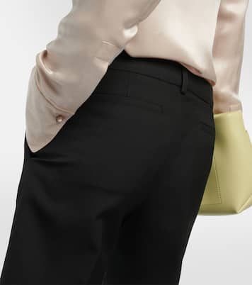 Wide-leg wool-blend pants | Acne Studios