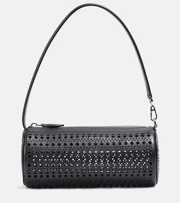 Tube perforated leather shoulder bag | Alaïa