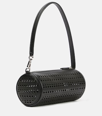 Tube perforated leather shoulder bag | Alaïa