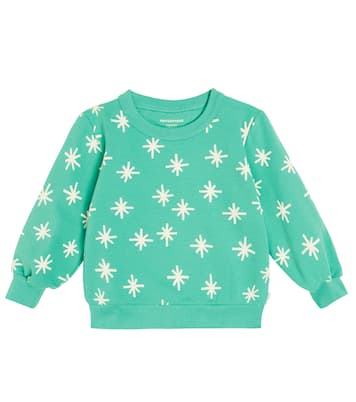 Snow cotton jersey sweatshirt | Tinycottons