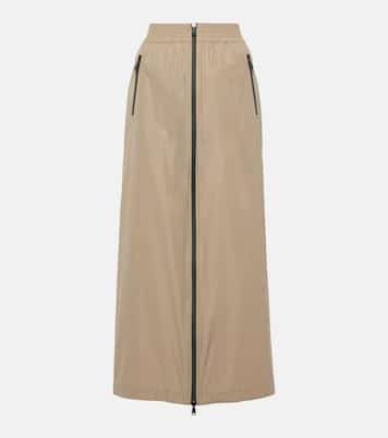 Maxirock aus Taft | Brunello Cucinelli