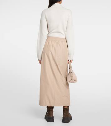 Maxirock aus Taft | Brunello Cucinelli